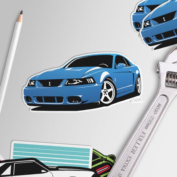 2003-04 Ford Mustang Cobra Sticker - Multiple Colors - LYM Clothing