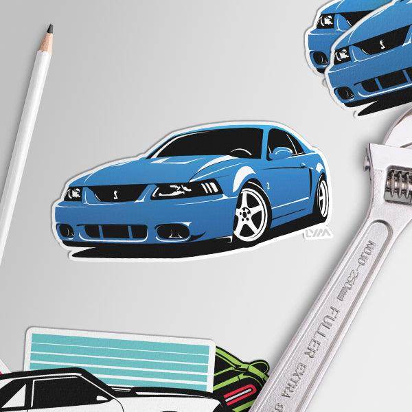 2003-04 Ford Mustang Cobra Sticker - Multiple Colors - LYM Clothing