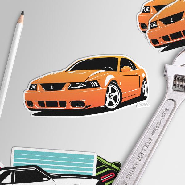 2003-04 Ford Mustang Cobra Sticker - Multiple Colors - LYM Clothing