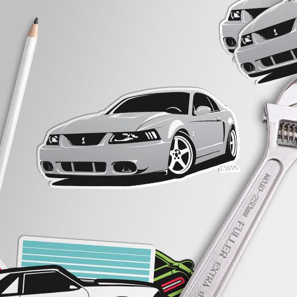 2003-04 Ford Mustang Cobra Sticker - Multiple Colors - LYM Clothing