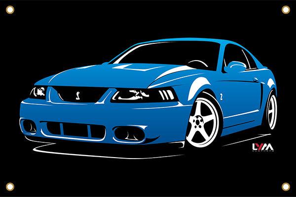 2003-2004 Ford Mustang Cobra Terminator Side Banner - LYM Clothing