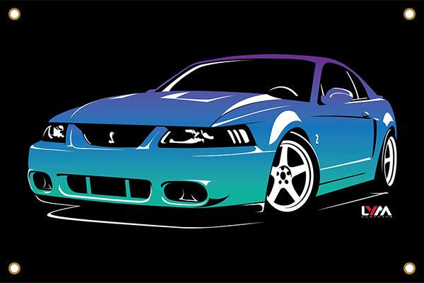 2003-2004 Ford Mustang Cobra Terminator Side Banner - LYM Clothing