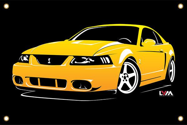 2003-2004 Ford Mustang Cobra Terminator Side Banner - LYM Clothing