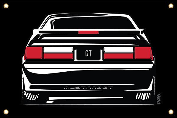 Foxbody Ford Mustang Front or Rear Banner - LYM Clothing