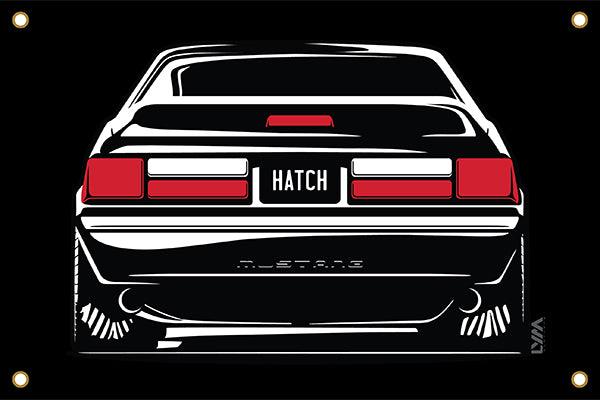 Foxbody Ford Mustang Front or Rear Banner - LYM Clothing