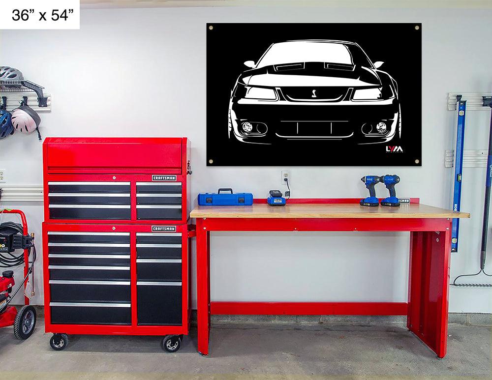 2003-2004 Ford Mustang Cobra Terminator Front or Rear Banner - LYM Clothing
