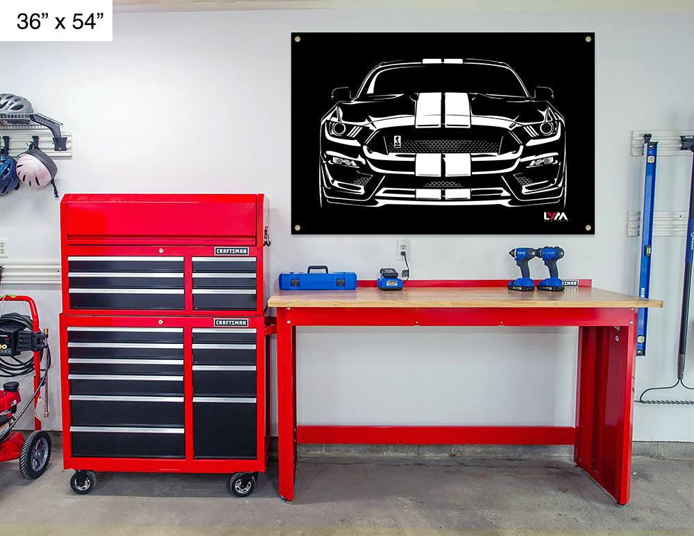 2015-2022 S550 Ford Mustang GT350 Front or Rear Banner - LYM Clothing