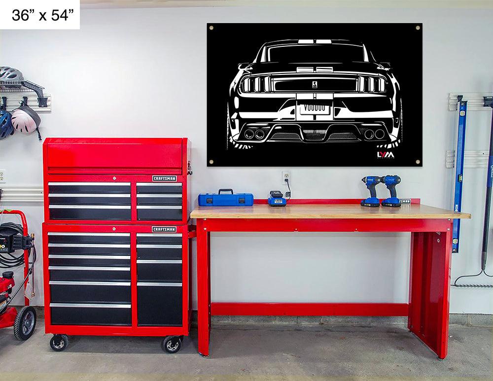 2015-2022 S550 Ford Mustang GT350 Front or Rear Banner - LYM Clothing