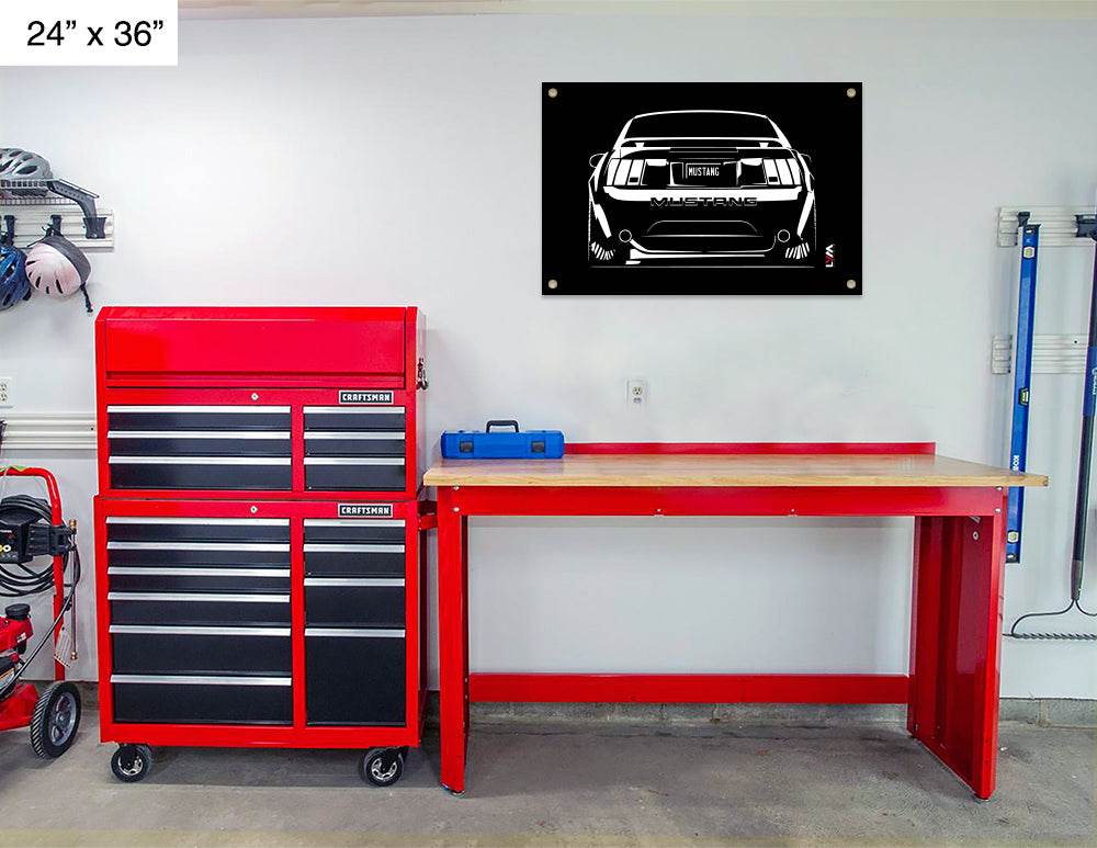 1999-2004 New Edge Ford Mustang GT Front or Rear Banner - LYM Clothing