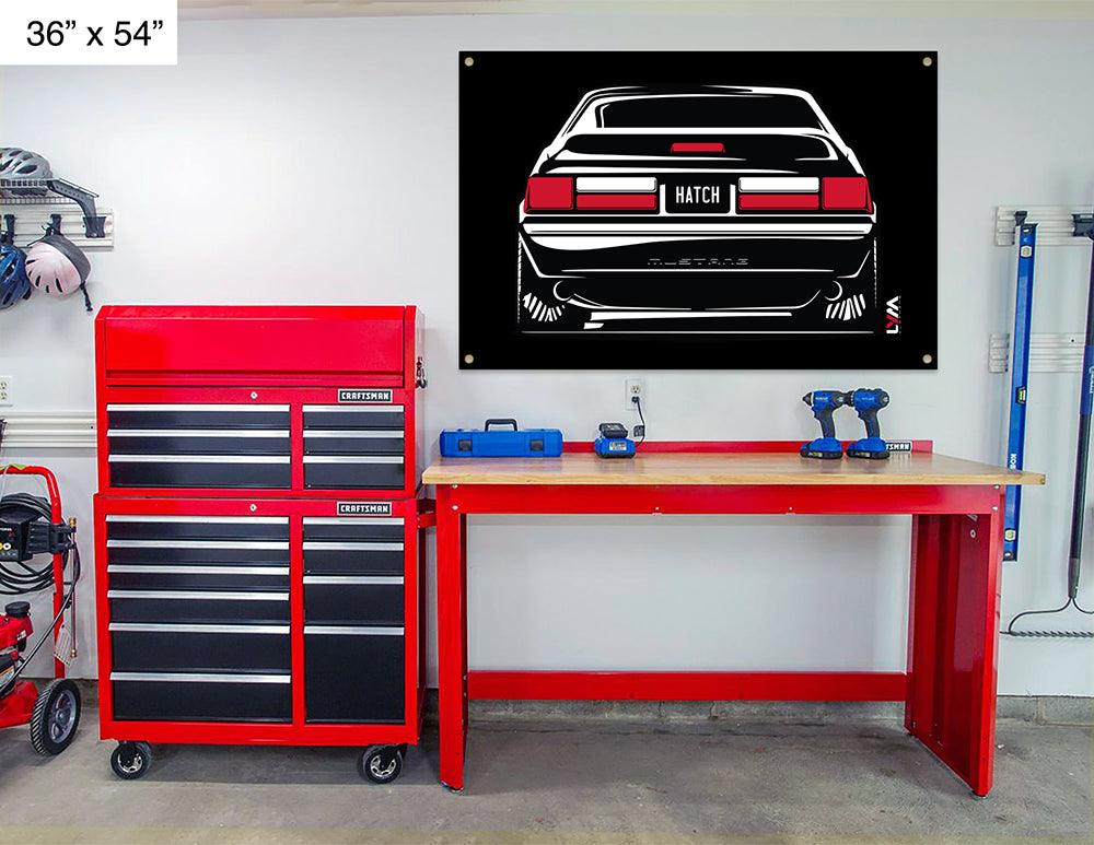 Foxbody Ford Mustang Front or Rear Banner - LYM Clothing