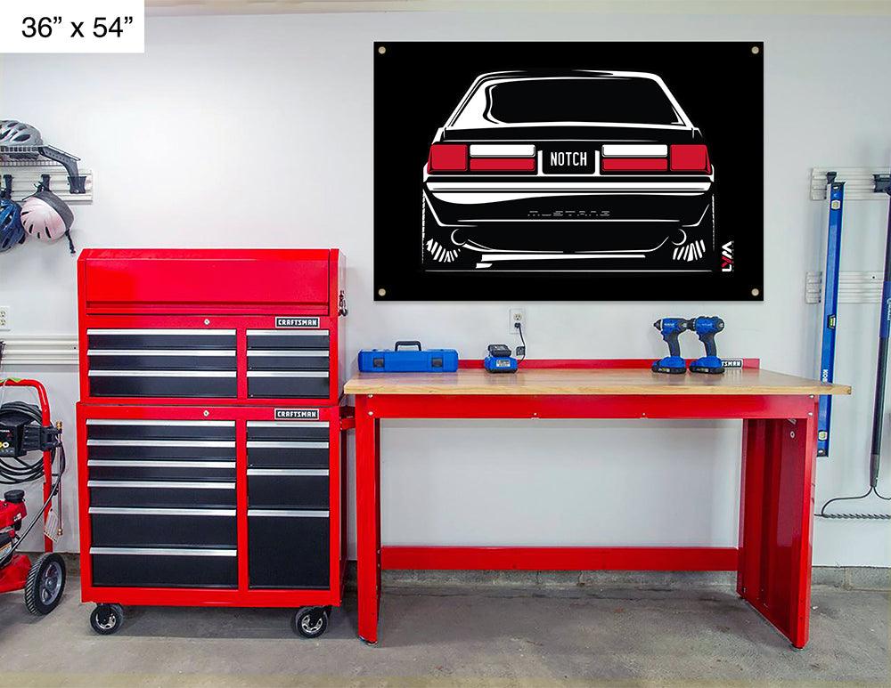 Foxbody Ford Mustang Front or Rear Banner - LYM Clothing