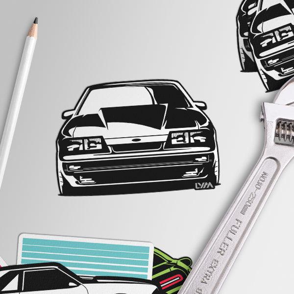 Foxbody Four Eye Ford Mustang Sticker - LYM Clothing
