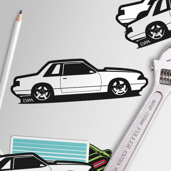 Foxbody Ford Mustang Notch, LX or GT Sticker - LYM Clothing