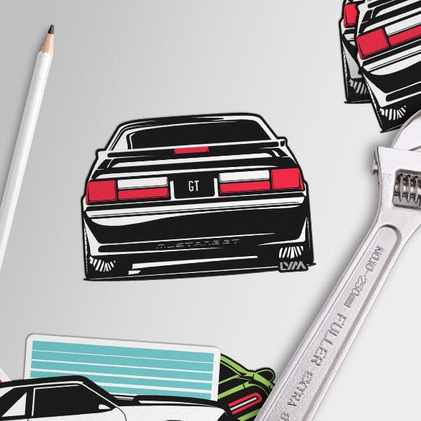Foxbody Ford Mustang Notch, LX or GT Rear Sticker - LYM Clothing