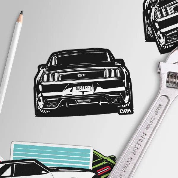 2015-2020 S550 Ford Mustang GT 5.0 Front or Rear Sticker - LYM Clothing