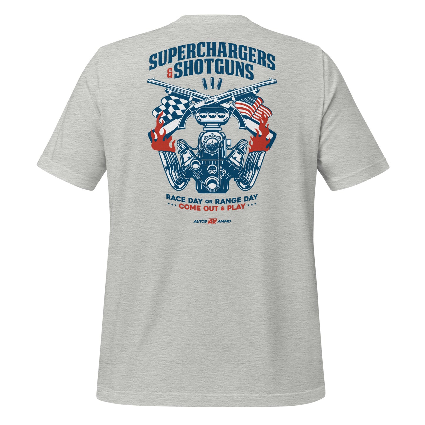 Superchargers & Shotguns v1 - Autos & Ammo Series T-Shirt - LYM Clothing