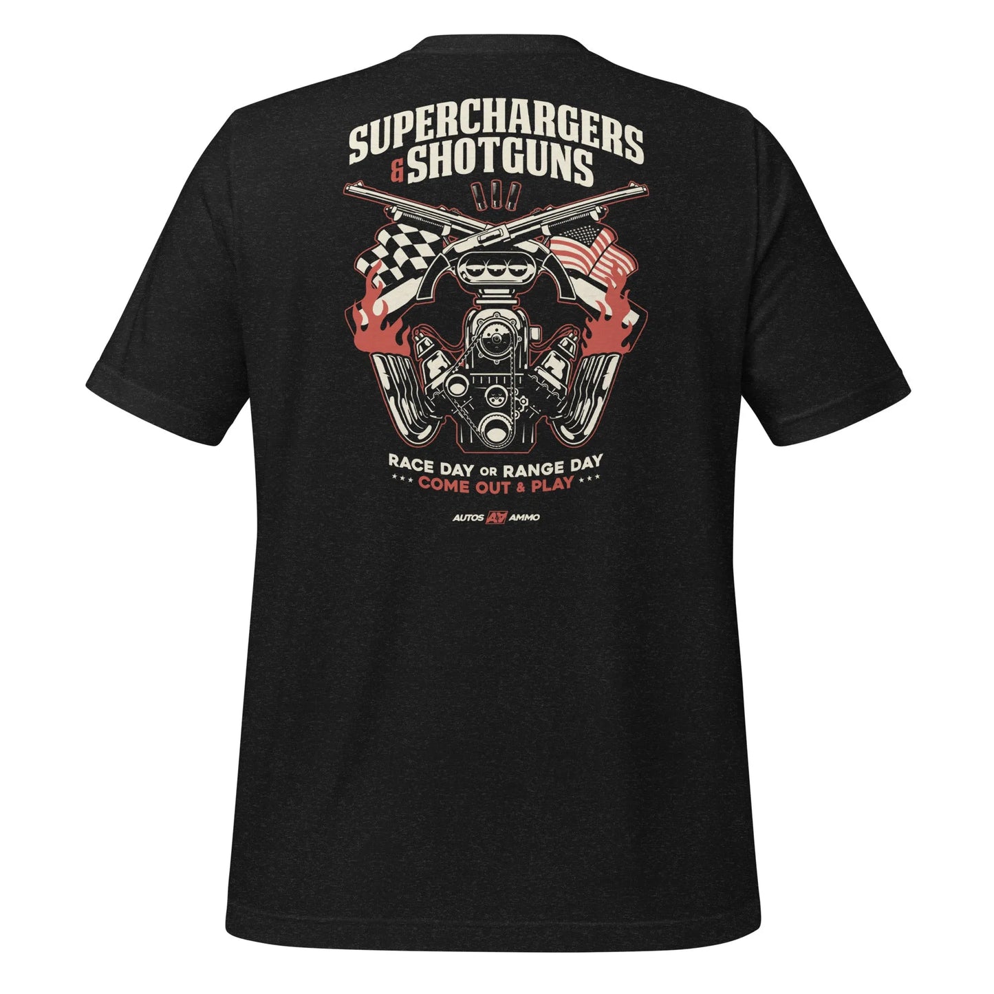 Superchargers & Shotguns v1 - Autos & Ammo Series T-Shirt - LYM Clothing
