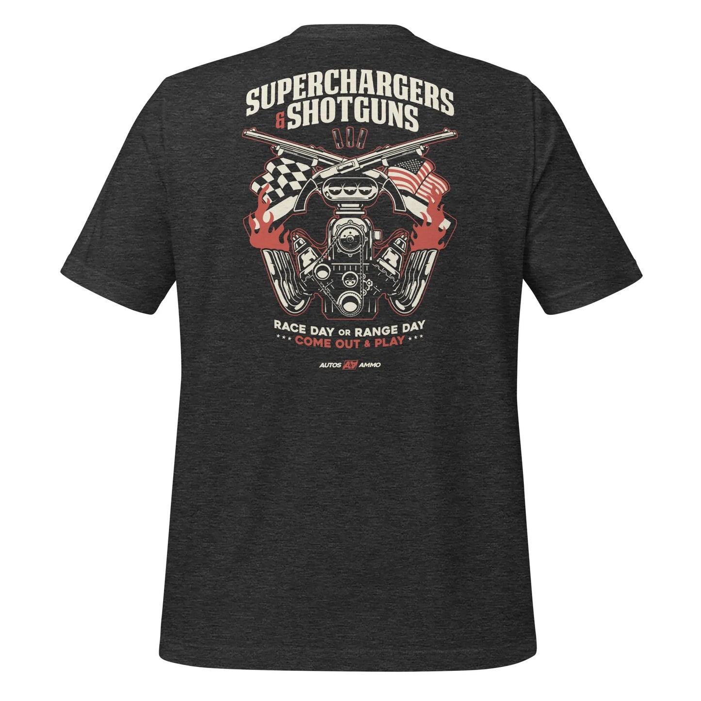 Superchargers & Shotguns v1 - Autos & Ammo Series T-Shirt - LYM Clothing