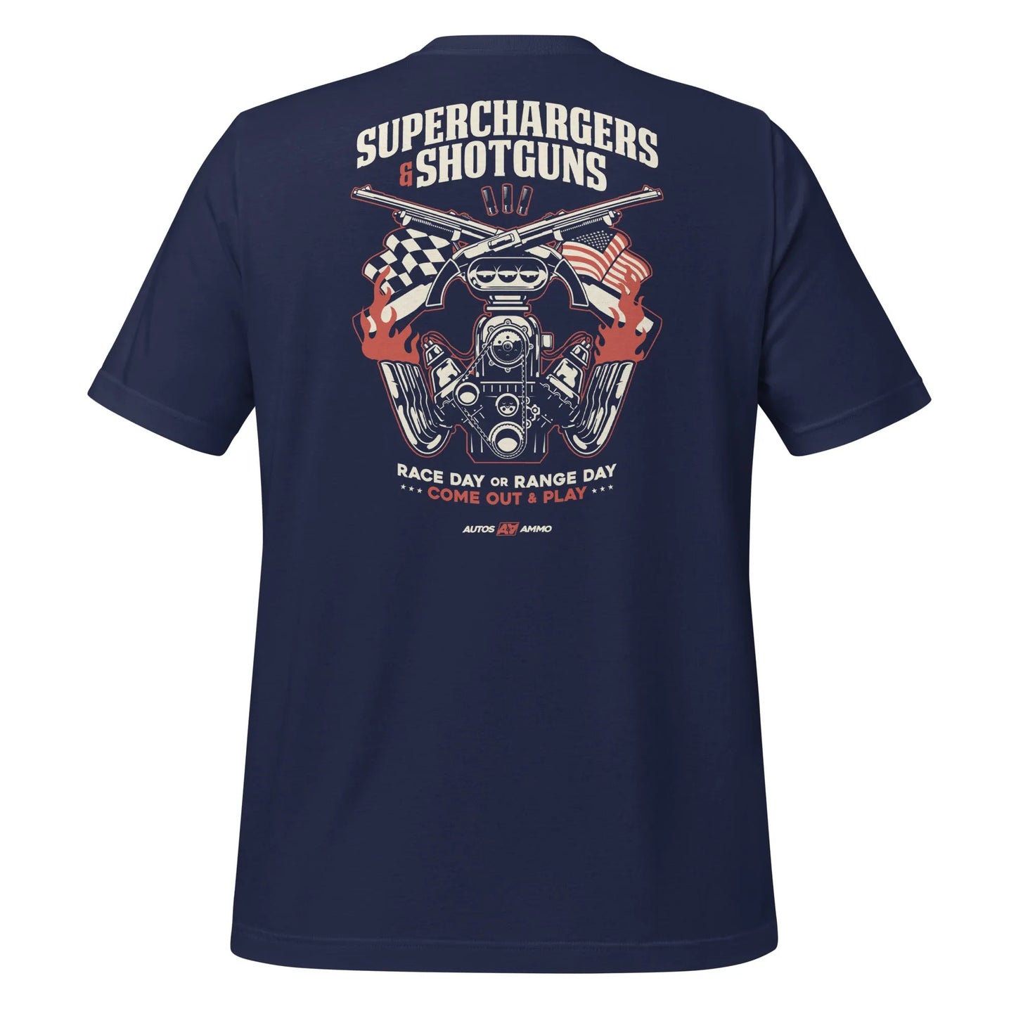 Superchargers & Shotguns v1 - Autos & Ammo Series T-Shirt - LYM Clothing