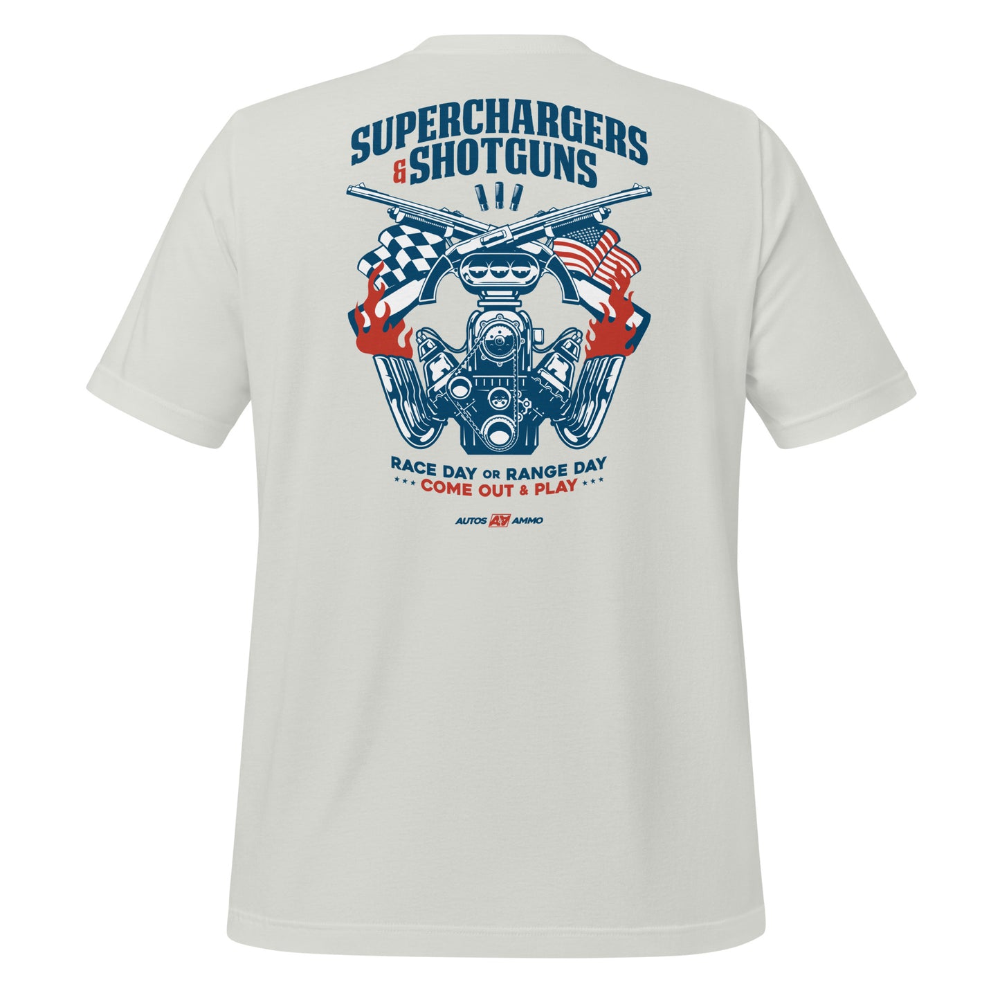 Superchargers & Shotguns v1 - Autos & Ammo Series T-Shirt - LYM Clothing