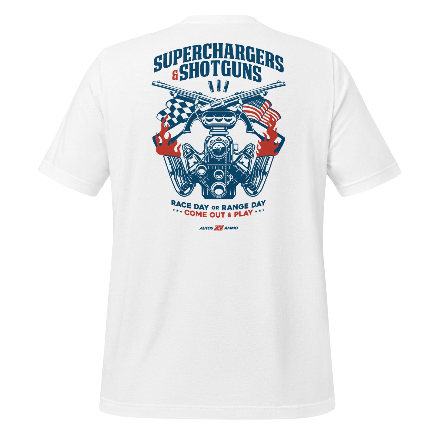 Superchargers & Shotguns v1 - Autos & Ammo Series T-Shirt - LYM Clothing