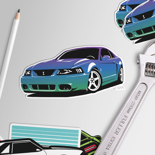 1999-2004 New Edge Ford Mustang Stickers