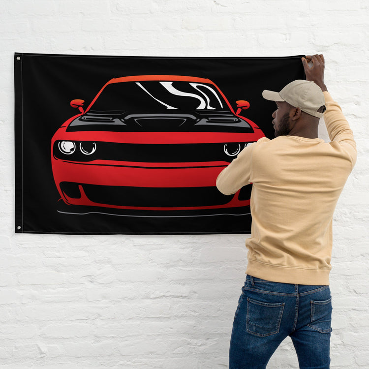 Dodge Challenger Banners & Flags - Garage Decor
