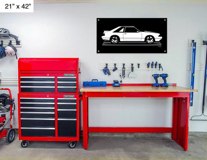 Fox Body Ford Mustang Notch, LX or GT Banner - LYM Clothing