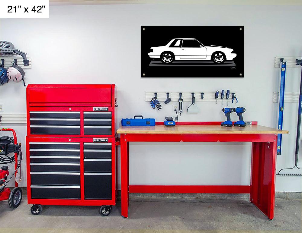 Fox Body Ford Mustang Notch, LX or GT Banner - LYM Clothing