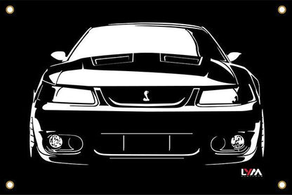 2003-2004 Ford Mustang Cobra Terminator Front or Rear Banner - LYM Clothing