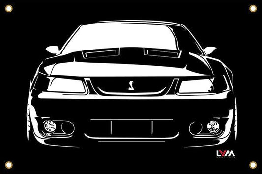 2003-2004 Ford Mustang Cobra Terminator Front or Rear Banner - LYM Clothing
