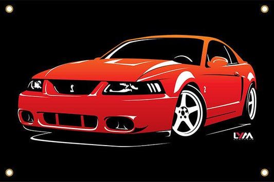 2003-2004 Ford Mustang Cobra Terminator Side Banner - LYM Clothing