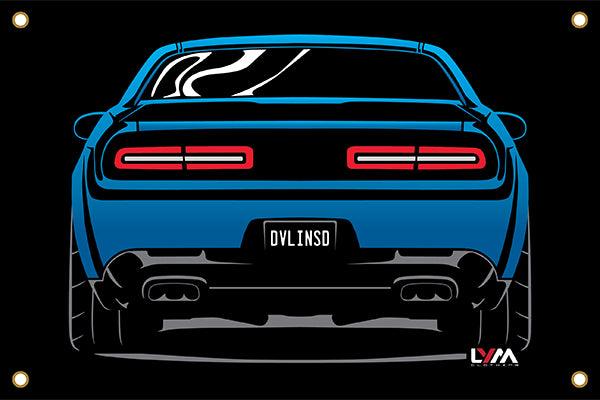 Dodge Challenger Rear Banner - LYM Clothing