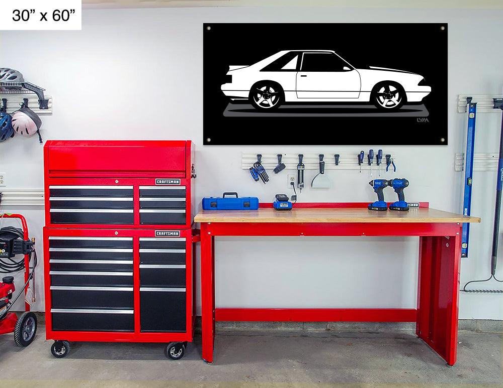 Fox Body Ford Mustang Notch, LX or GT Banner - LYM Clothing