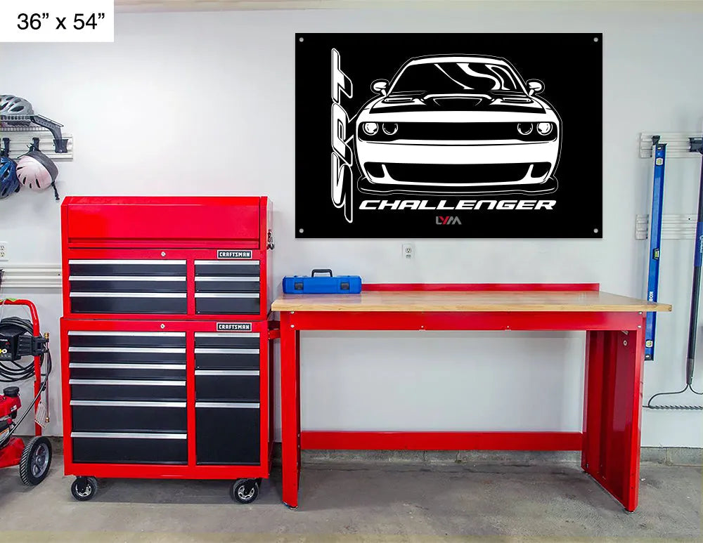 Dodge Challenger Hellcat/Demon SRT Banner - LYM Clothing