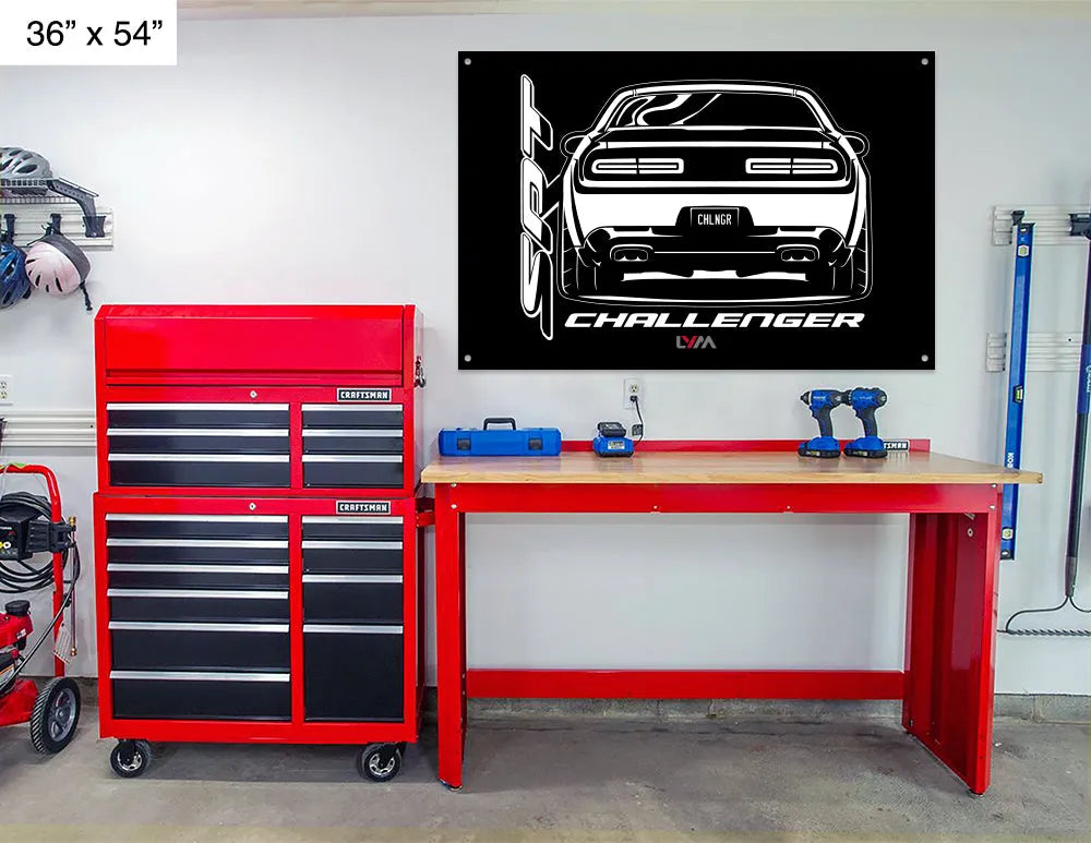 Dodge Challenger Hellcat/Demon SRT Banner - LYM Clothing