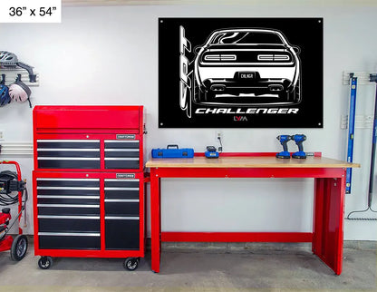 Dodge Challenger Hellcat/Demon SRT Banner - LYM Clothing