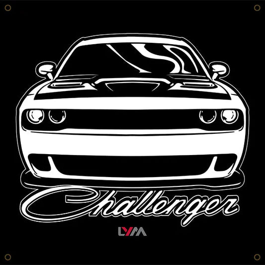 Dodge Challenger Front or Rear Banners - LYM Clothing