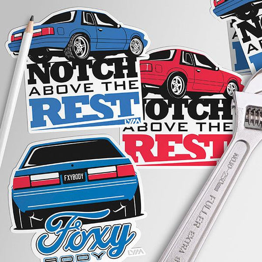 Foxy Body OR Notch Above the Rest Sticker - LYM Clothing