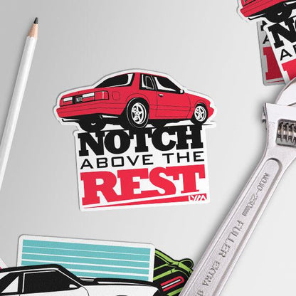Foxy Body OR Notch Above the Rest Sticker - LYM Clothing
