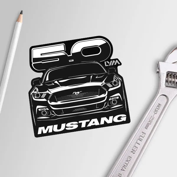 2015-2020 S550 Ford Mustang GT 5.0 Front or Rear Sticker - LYM Clothing