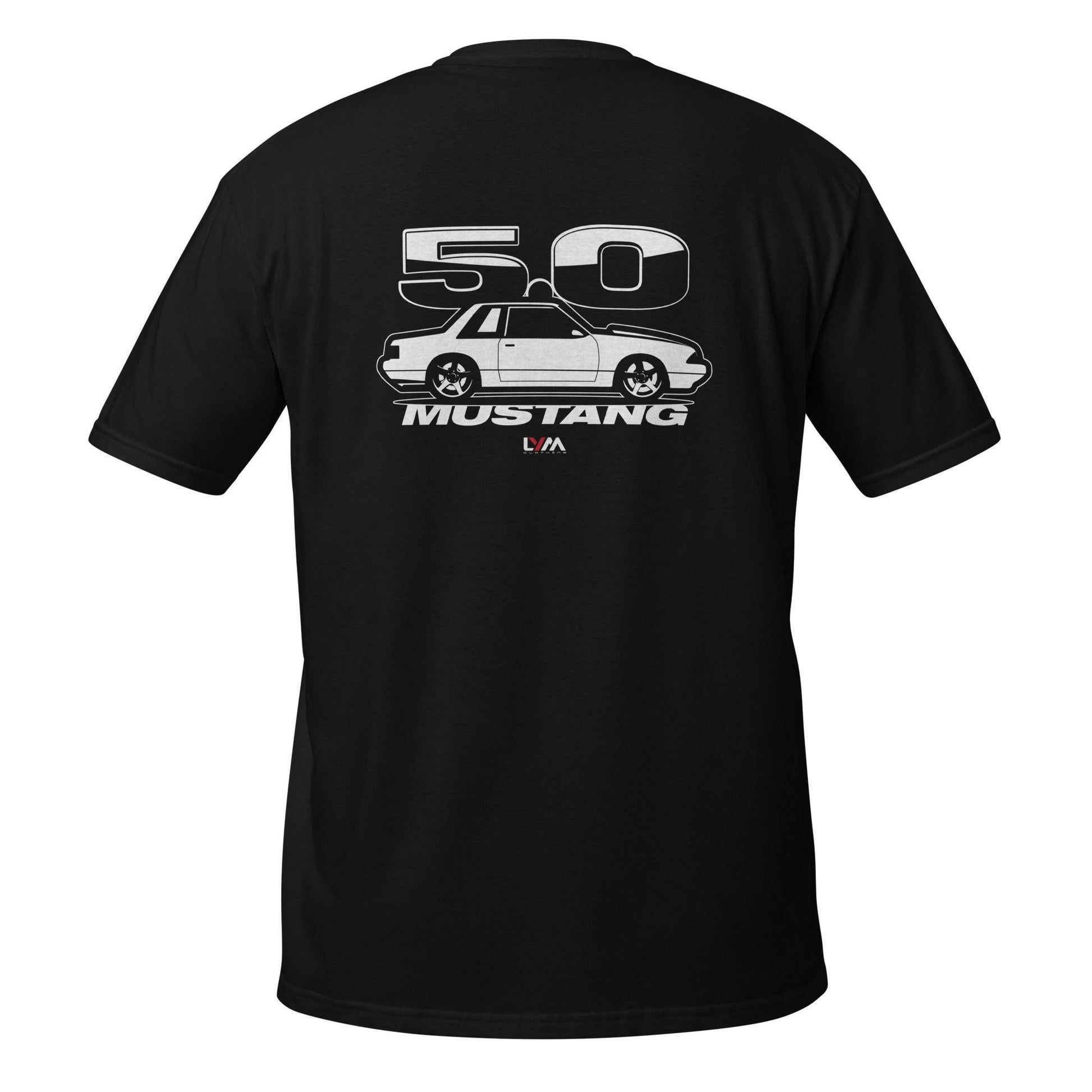 Foxbody 5.0 Ford Mustang Side NOTCH T-Shirt - LYM Clothing
