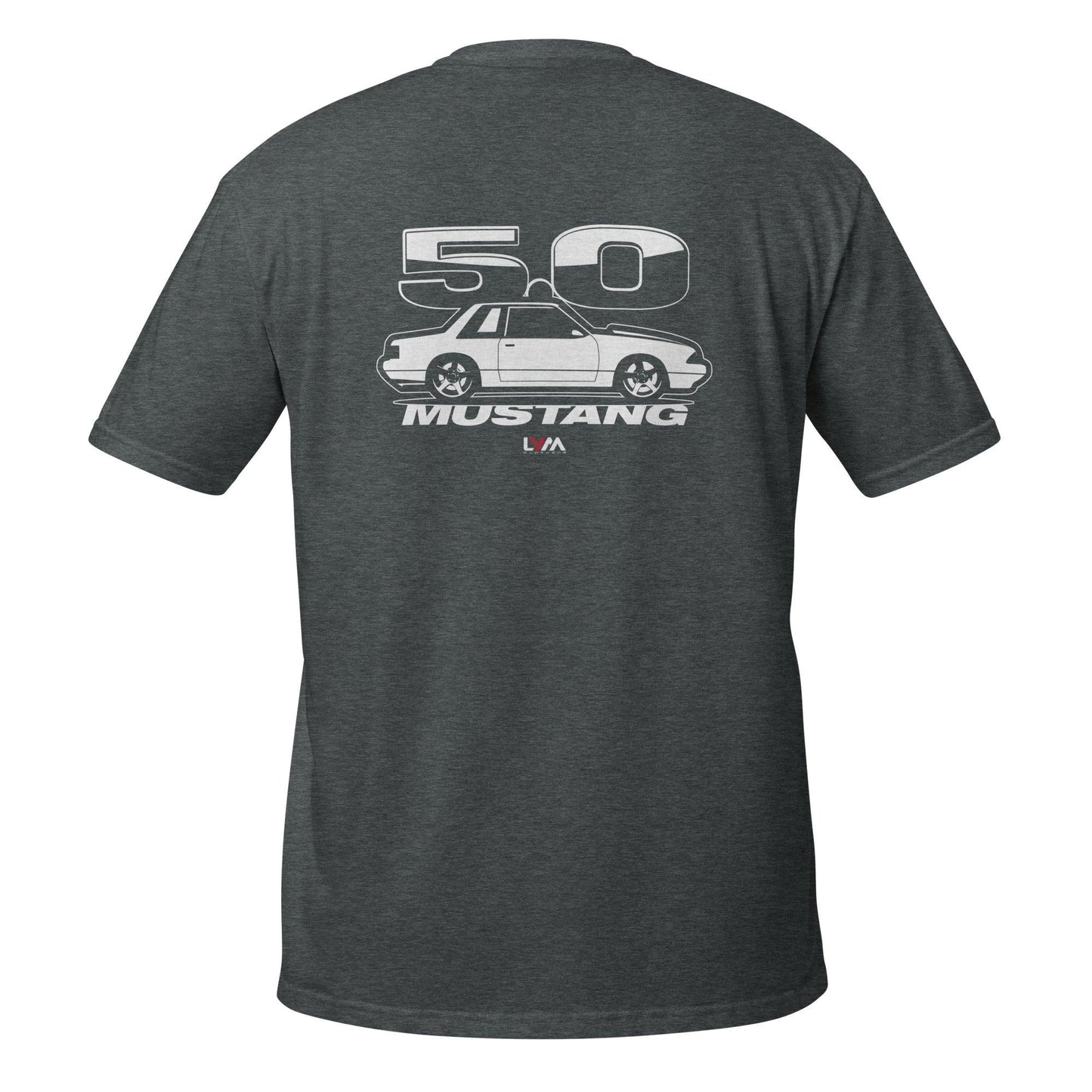 Foxbody 5.0 Ford Mustang Side NOTCH T-Shirt - LYM Clothing
