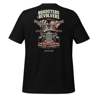 Roadsters & Revolvers v1 - Autos & Ammo Series T-Shirt