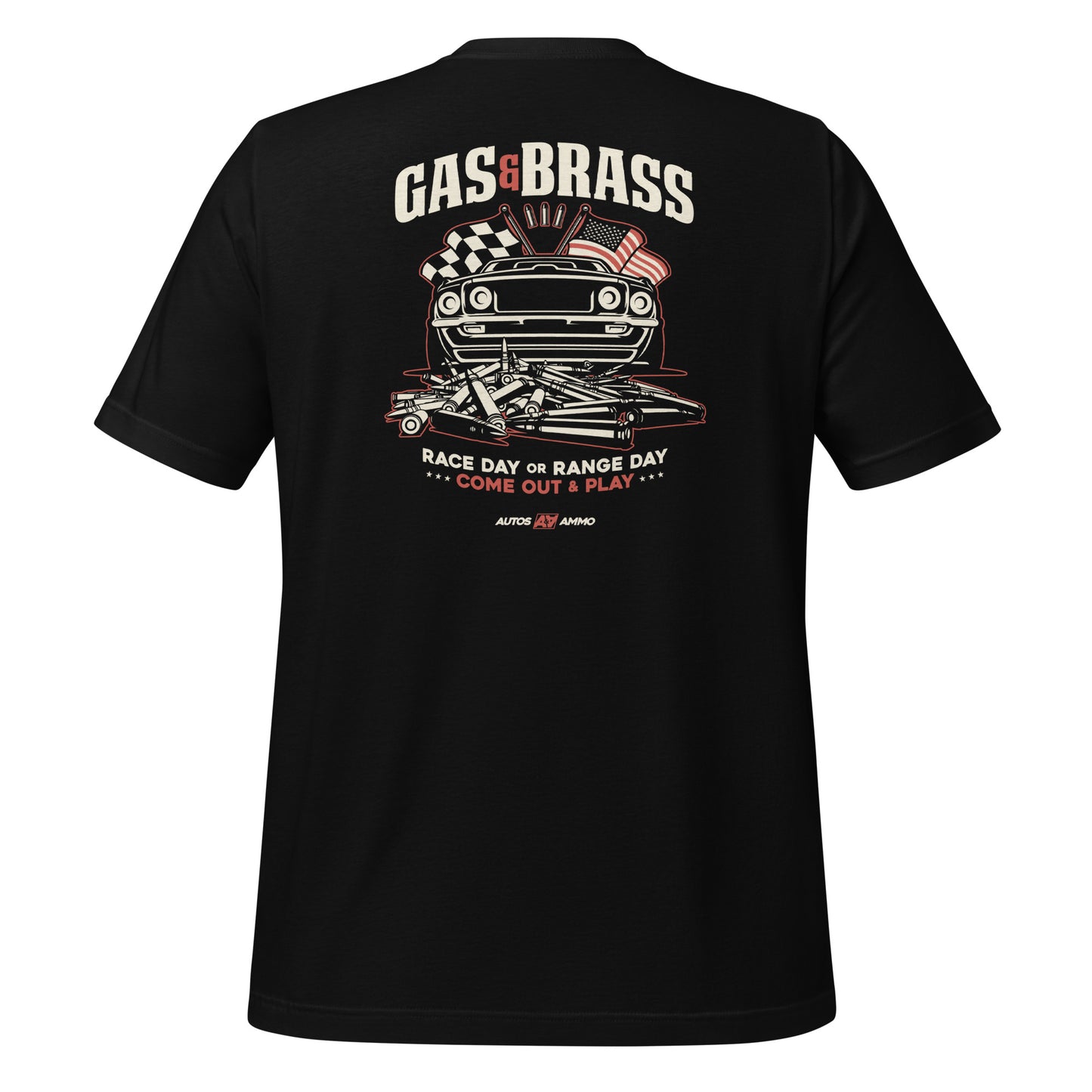 Gas & Brass v1 - Autos & Ammo Series T-Shirt